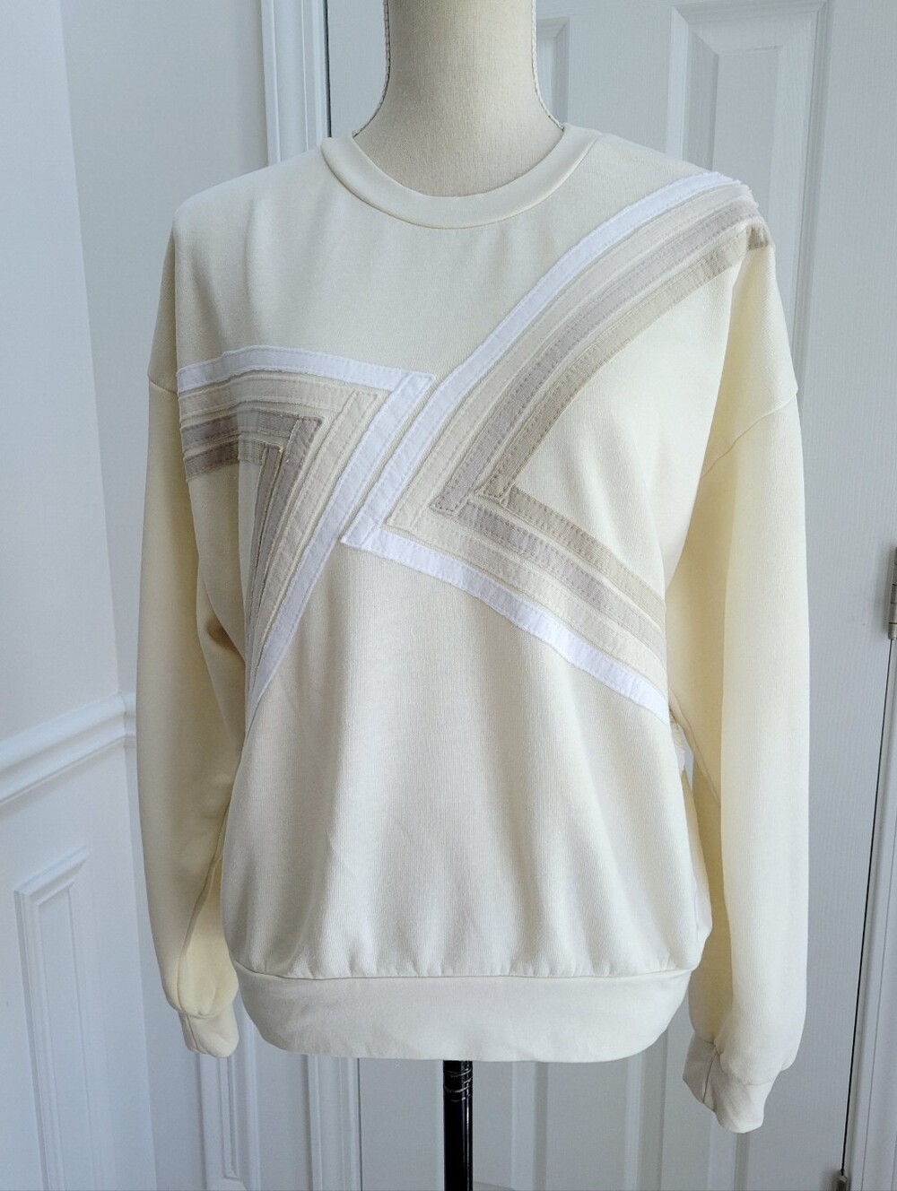Aviator Nation Blaze Relaxed Crew Sweatshirt Unisex Size S